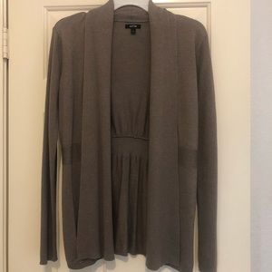 Apt 9 Open Front Cardigan Light Brown Small